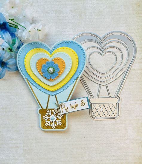 Heart Hot Air Balloon Fold-it
