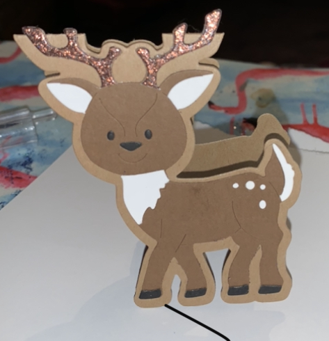 Reindeer fold it
Reindeer gift tag card
Keywords: Reindeer die turned fold it