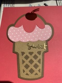 Ice cream fold it
