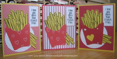 Love French Fries In Red
