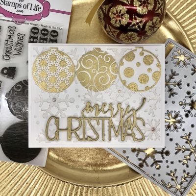 Snowflake Background Die
