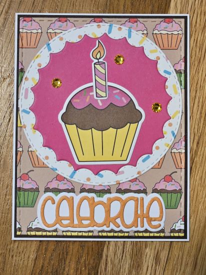Keywords: April 2024 Card Kit, cupcakes, cupcakes, birthday
