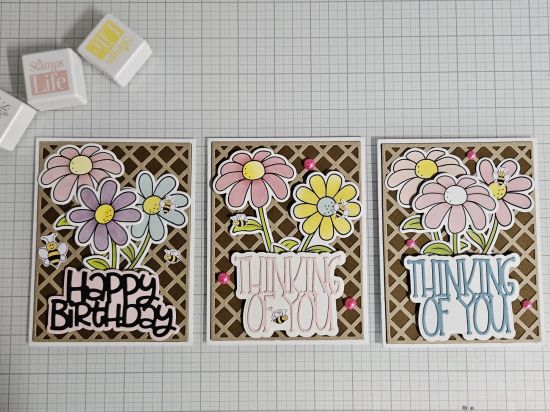 Keywords: June 2024, Lavish Long Stem Flowers, Lattice Background, Thinking of You, Happy Birthday 
