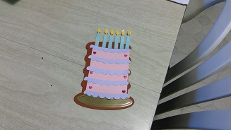 Birthday Cake Fold-it
