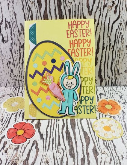 EASTER EGG WITH BOY RABBIT PUGGIE #2
EASTER EGG WITH PUGGIE RABBIT BOY
Keywords: FOLD IT CARDS, EASTER, HAPPY EASTER, EGGS, CARROTS, FLOWERS, PUDGIES