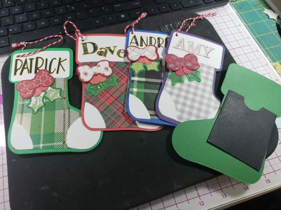 Stocking Gift Card Holder
personal stockings with names
Keywords: stockings bows holly