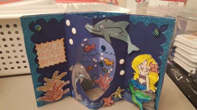 Have A Fintastic Birthday 
Keywords: 3DPopupDropin