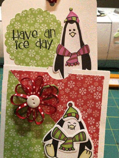 Have an Ice Day
Keywords: Penguin, Square Card, Pocket Pull-Out