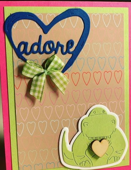 Keywords: adore heart dino pudgie