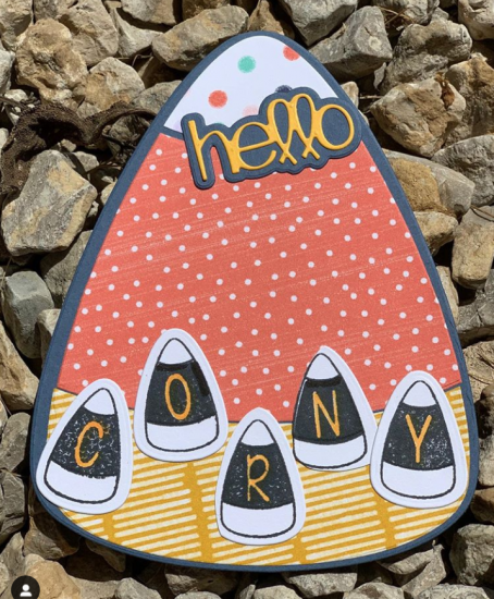 "Corny"
stamped and colored candy corn fold it
Keywords: candy corn, fold it, candy corn alphabet, alphabet
