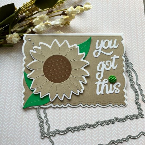 5x7 Deckle edge card base
