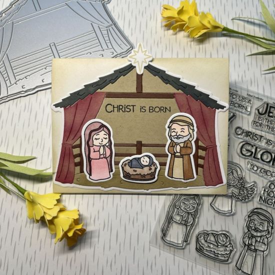 Manger nativity fold it
