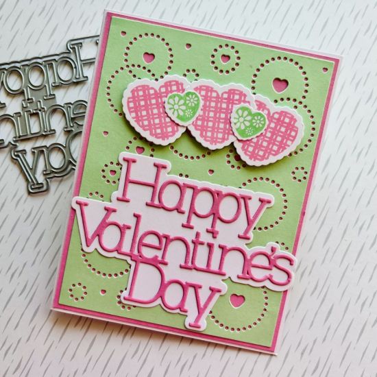 Conversation hearts background die
