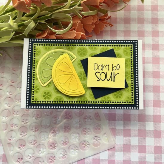 5x7 dotted rectangle dies, Lemonadestand2stamp 

