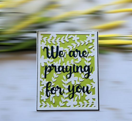 Praying for you word dies
