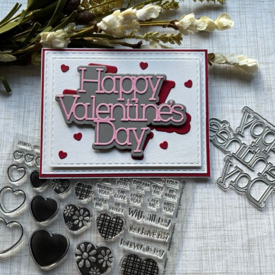 Happy Valentine�s Day die set
