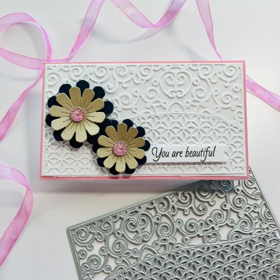 Keywords: Patterns mini slimline double background