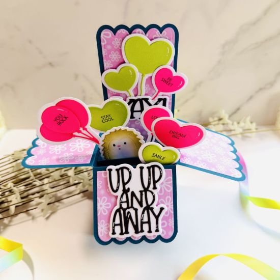 Keywords: 5x7 scallop box card die