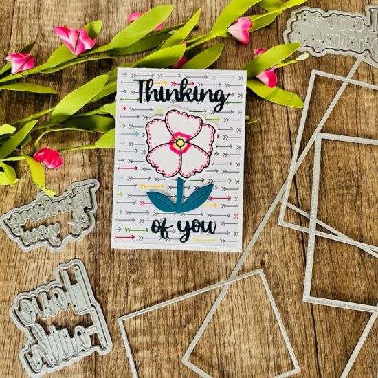 Mini A1 Top fold card, posies2stamp
