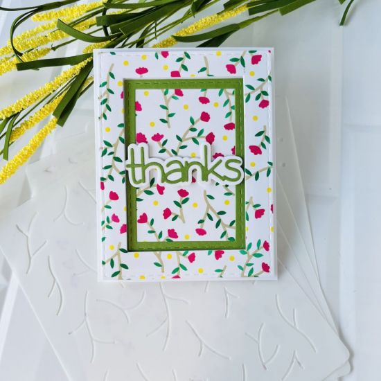 Floral pattern 4 pk stencils
