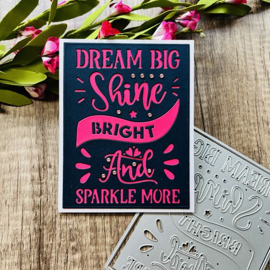 Dream big background die
