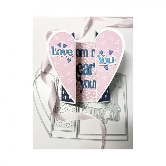Keywords: Heart gate fold card
