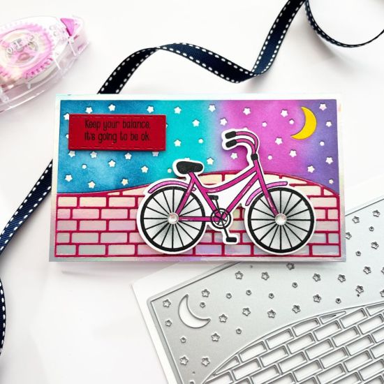 Keywords: Night mini slimline double background die