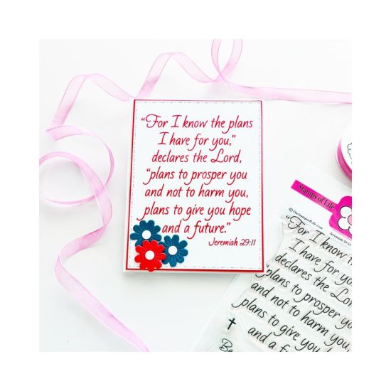Keywords: Jeremiah 29:11 stamp set