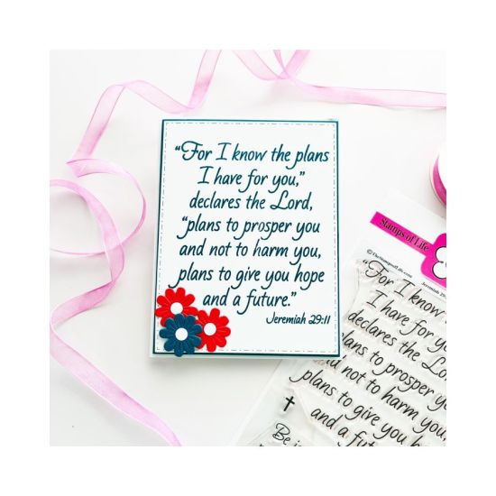 Keywords: Jeremiah 29:11 stamp set