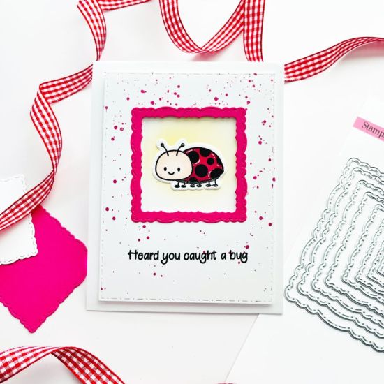 Keywords: Stitch dot deckle edge squares