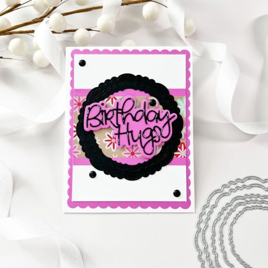 Keywords: Stitch dot deckle edge nested dies