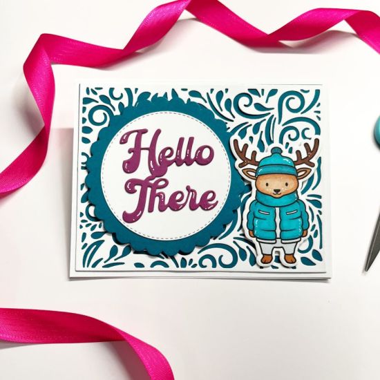 Keywords: Flourish A2 Background die Bold Hello there word die