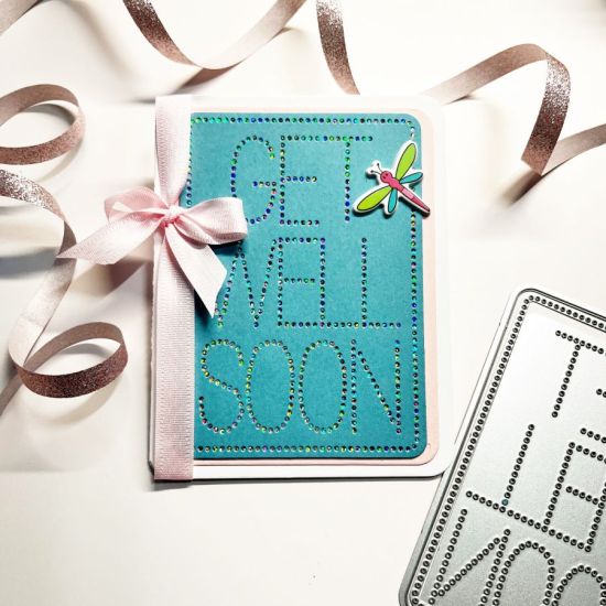 Keywords: Get well soon background die
