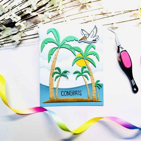 Keywords: Palm tree A2 background die