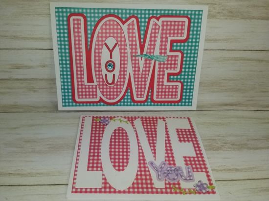 5x7 and A2 Love Cards

