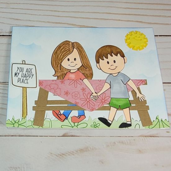 Stephie and Kenny
Keywords: Stephie Doll1, Kenny Doll1, Picnic Table Fold-It, Sign for Mouse