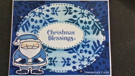 Blue Santa

