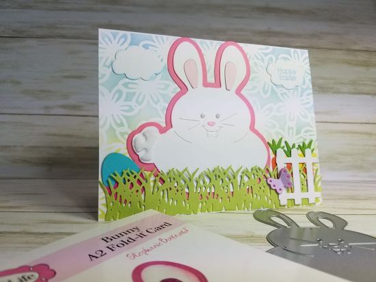 Bunny Fold-It 5x7 Card
