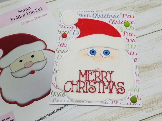 Fuzzy Santa Fold It

