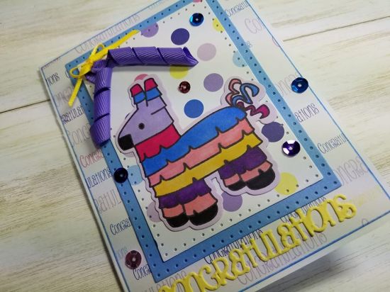 Pinata in Purples
