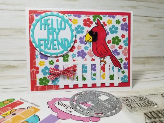 Strawberry and Ocean Birdie
