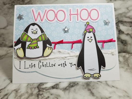 Woo Hoo Chillin
Keywords: Woo Hoo, penguin, I Like Chillin With you