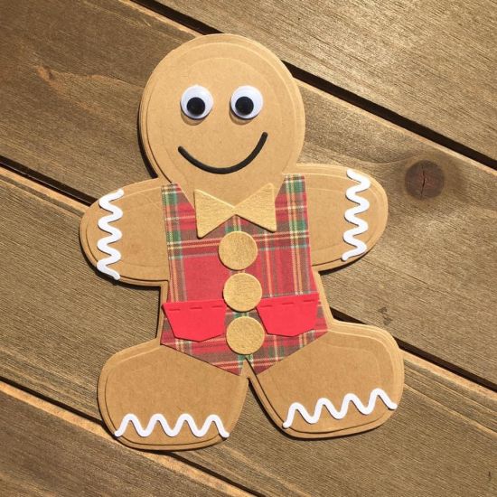 Gingerbread man fold it 
