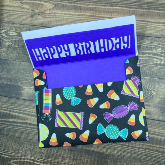 Birthday Envelope with candy paper
Birthday envelope using the liner inserts die and liner die along with envelope die. 
