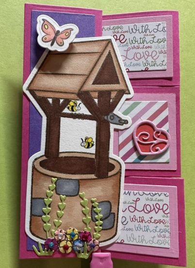 Keywords: Shutter card, flower fold over