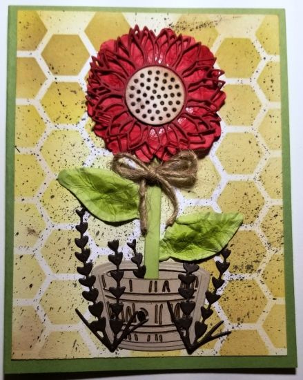 Sunflower card class - card 3
