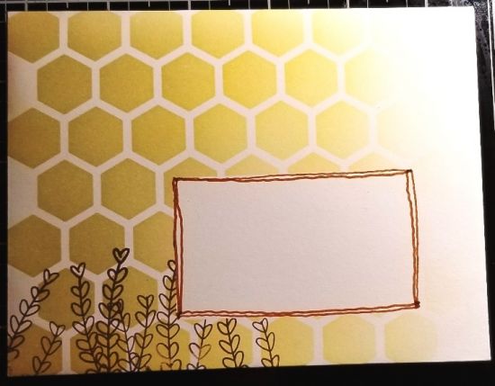 Sunflower card class - envelope
