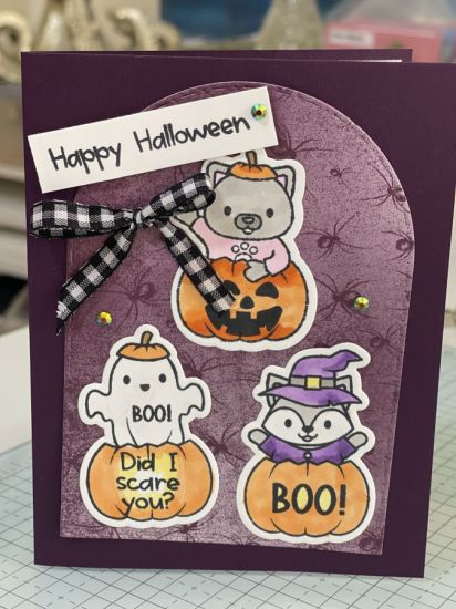 Pumpkin critters card 3
Halloween 
Keywords: Halloween