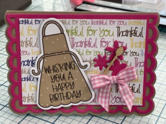 Thankful for you card 2
Awesome Aprons 1
Keywords: Thankful for you card kit