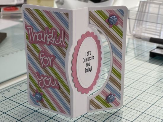 A1 card die 
Thankful for you card 1
Keywords: Thankful for you card kit